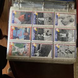 Book Of Base Ball And Football Cards 