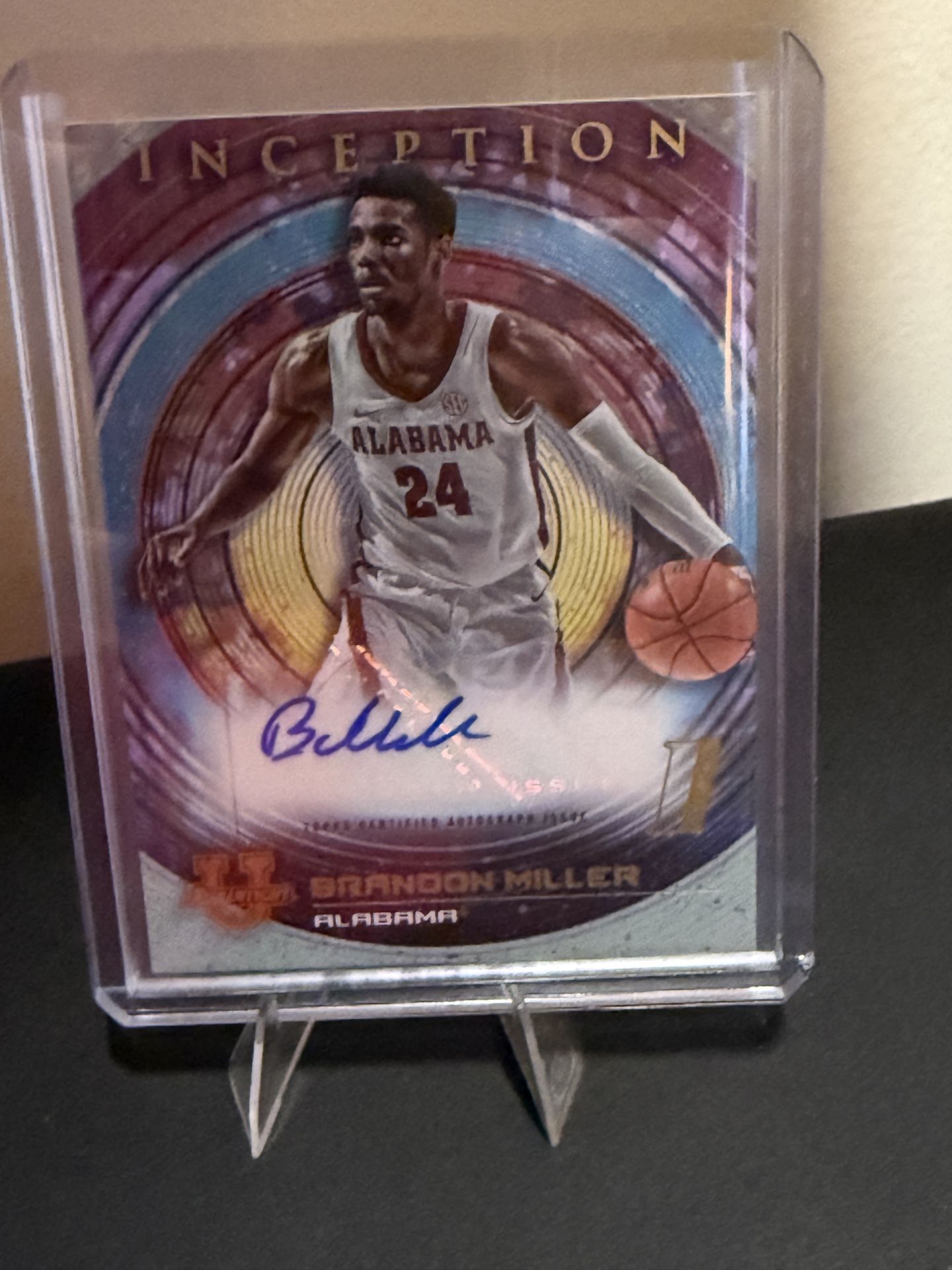 Brandon Miller 2022-23 Bowman U Inception #BIA-BM Prospect Autograph Auto