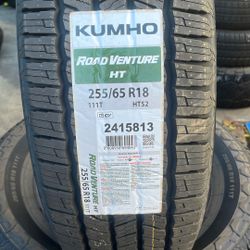 255/65/18 Kumho 