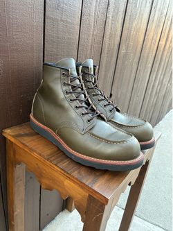 Red Wing 8828 Alpine LeatherMoc Toe SIZE 10.5D