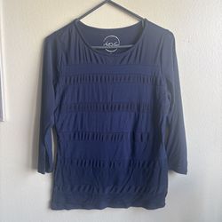 Navy Blue Top Size L