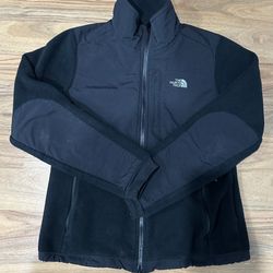 The North Face Denali Jacket Full Zip Polartec Fleece Black Women's Size S 