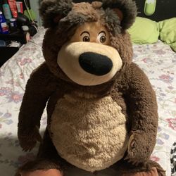 Large Plush Bear From Masha And The Bear, Like New, Was Used As A Display 