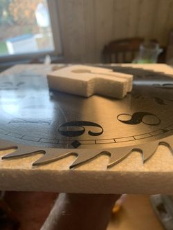 Sears Roebuck & Co Steel Saw Blade Shop Wall Clock for Sale in