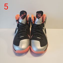 MENS Nike LeBron 9 Mango in Like New condition.