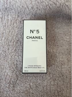 CHANEL N°5 White Gold Body Oil — Limited Edition, Sealed