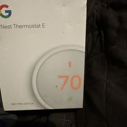 Google Nest Thermostat E Nest Pro  Edition 