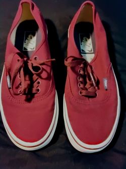 Burgundy Red Vans