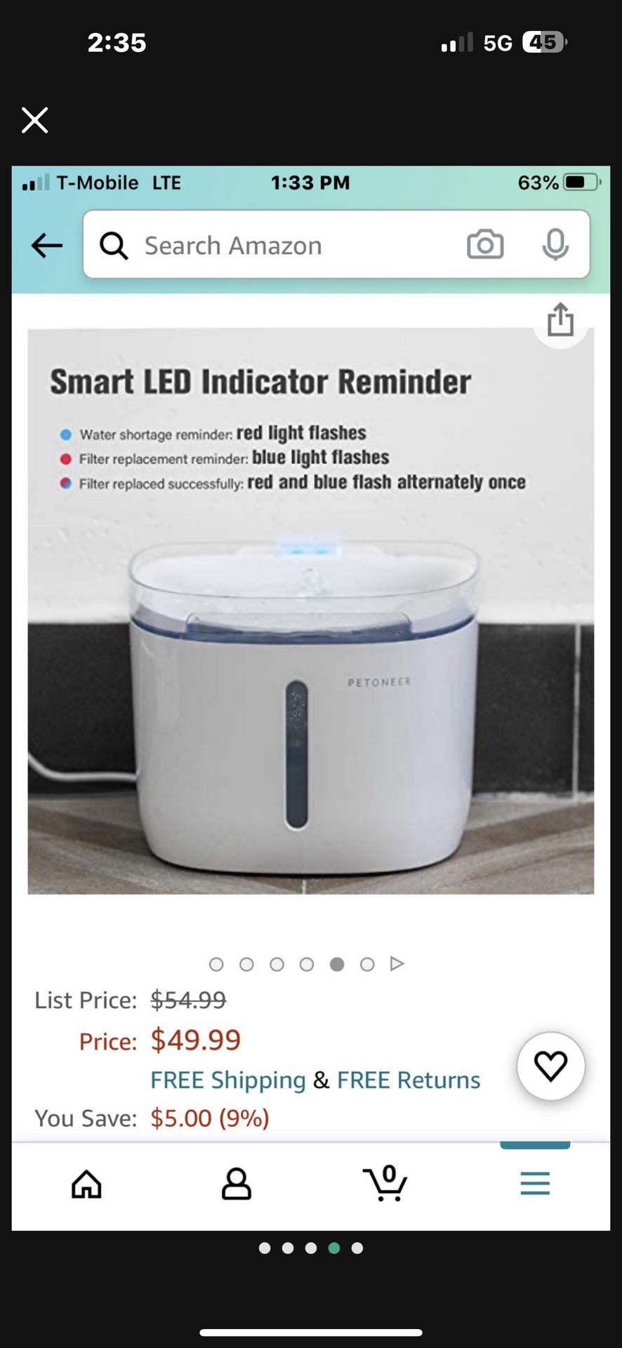 Pet Automatic Water Fountain