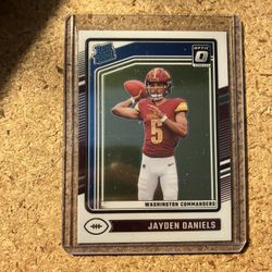 Jayden Daniels Optic Base Rookie 