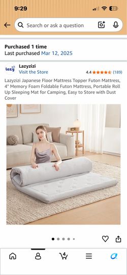 Free barley used futon- great for kids sleep overs!