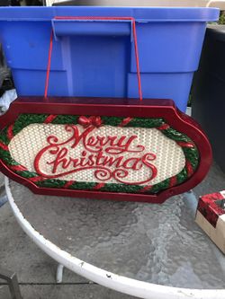 Merry Christmas sign