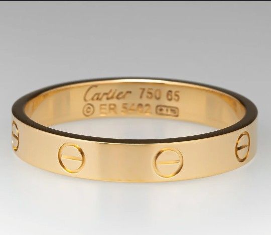 Cartier Love Ring 18k Gold-Mens