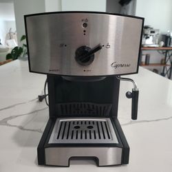 Capresso Black/Silver Dual Drip 42 oz. Espresso Machine