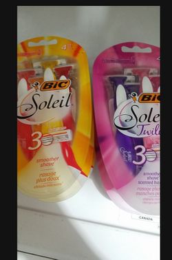 New Bic Soleil razors