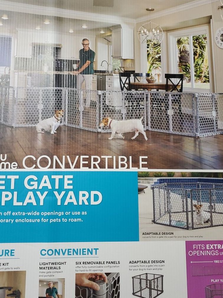  Pet Gate And Play Yard