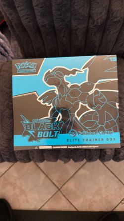 Black bolt Pokemon center Etb