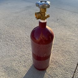 New 20 cu ft Steel Helium Cylinder with CGA580 for Nitrogen or Argon