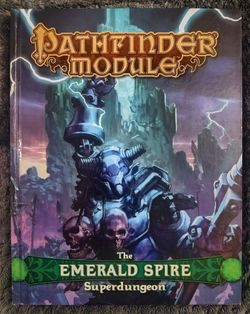 Pathfinder 1e: The Emerald Spire Superdungeon (Hardcover) - Excellent Condition