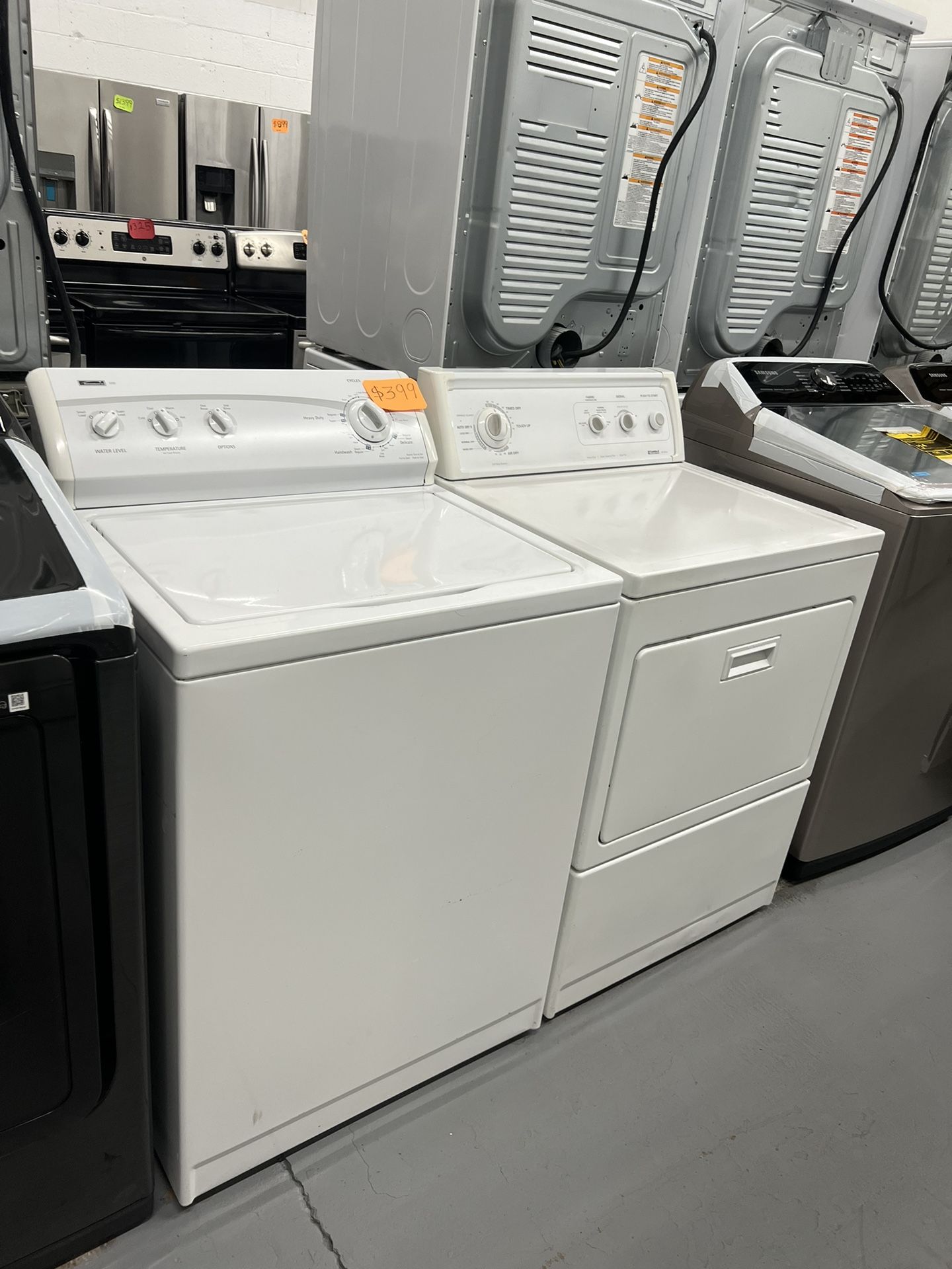 Kenmore Top Load Set Washer And Dryer Electric In Excellent Condition 