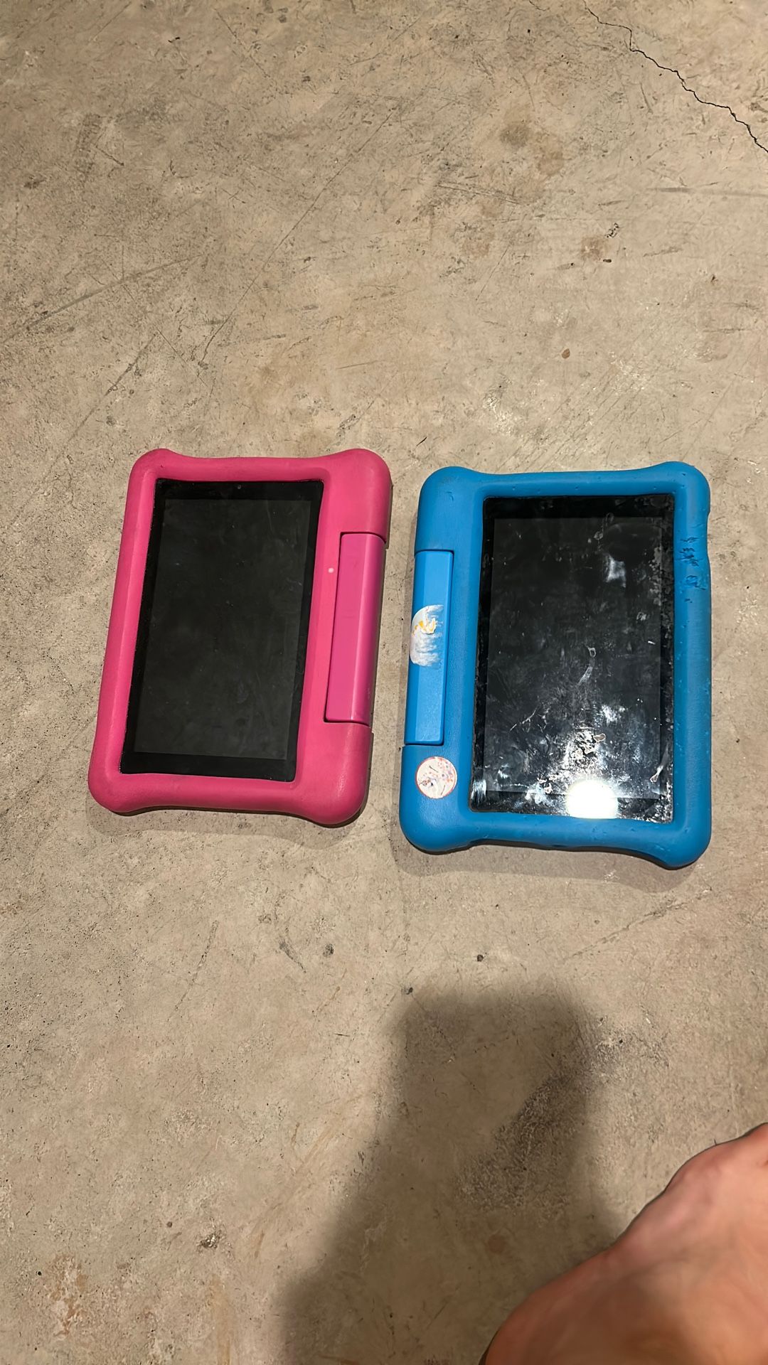 Two Kids Amazon Tablets