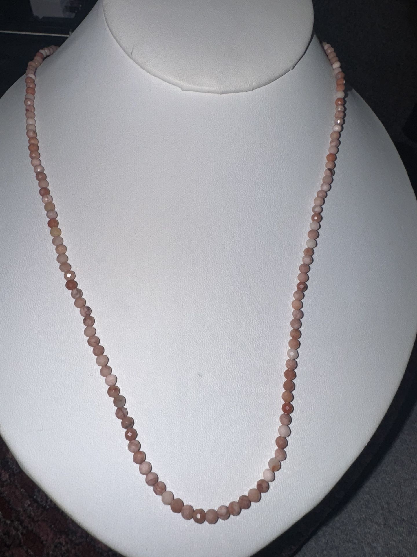 Beautiful 65 ct Dainty Opalite Beaded Necklace