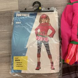 Zoey Fornite Costume  Youth 8-10