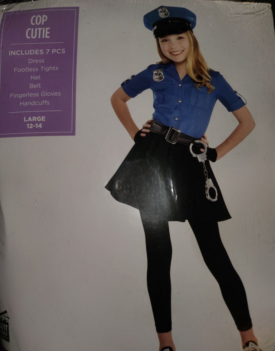 Cop Cutie Costume Size 12~14