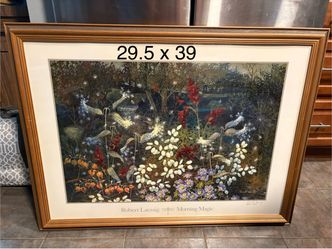 Signed Framed Robert Laessig Print Morning Magic