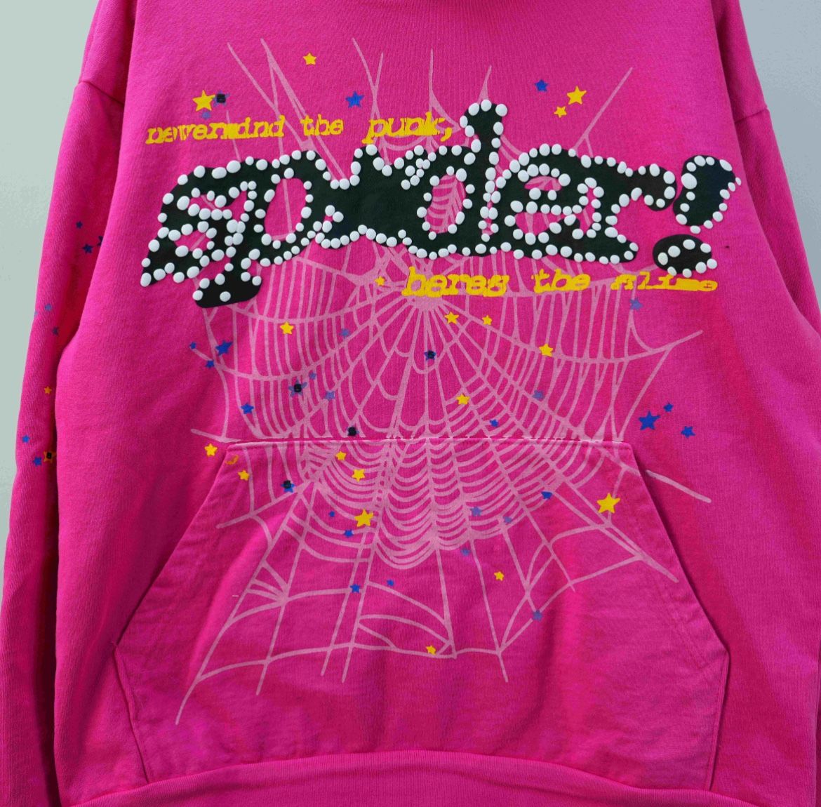 Pink spider hoodie