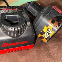 Snap-On Charger And Battery 