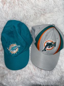 2 Miami Dolphins Hats 