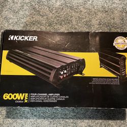 Kicker CX300.4 Amplifier 4-Channel 300W RMS