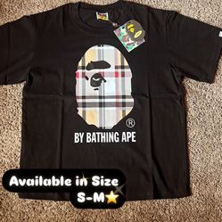 Burberry X Bape Black Size S-M