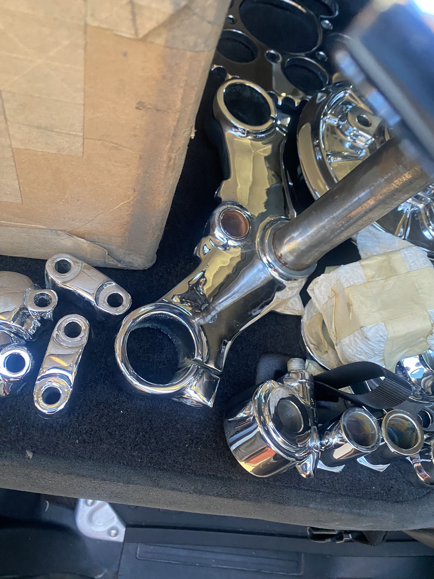 Kawasaki Parts Show Chromed