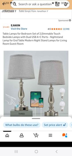 Beautiful Set Of 2 Table Lamps New In Box Pick Up In Pomona $45