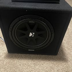 10” Kicker Speaker With Amp
