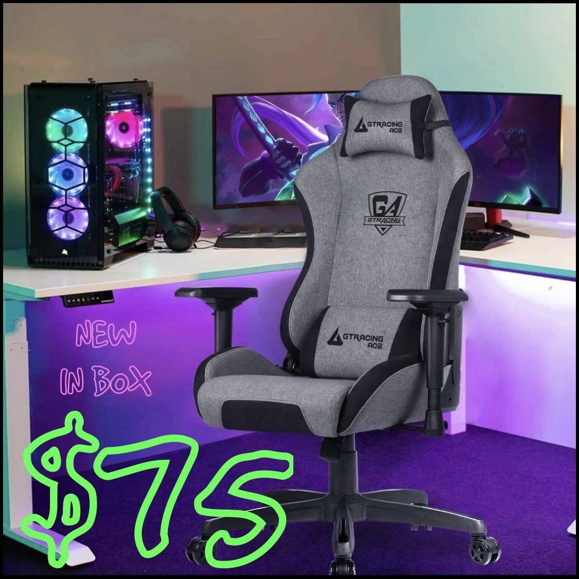 GTRACING GAME CHAIR NEW