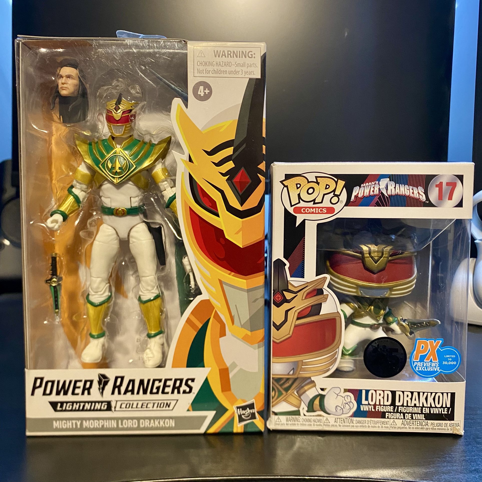 Power Rangers Lightning Collection and Funko Pop Lord Drakkon