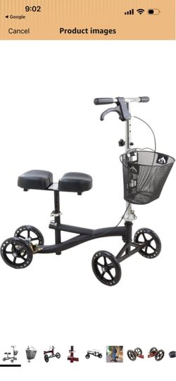 Compass Health Roscoe Knee Scooter (Black)