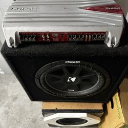 12 Inch Kicker Sub And Amp