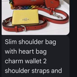 Coach Slim Shoulder Bag 