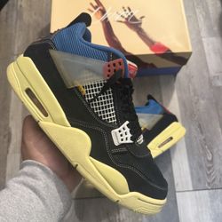 (2021) Union x Jordan 4 Off Noir Size 9.5