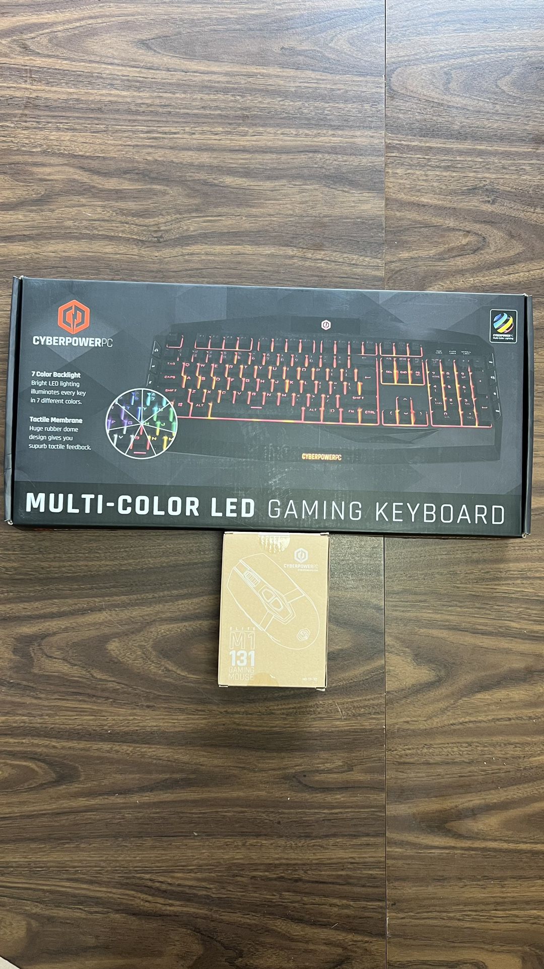 CYBERPOWER Gaming mouse and keyboard RGB 