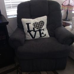 Free Large Recliner Blue