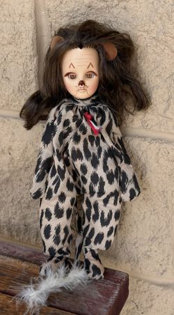 Effanbee Doll Cowardly Lion Wizard of OZ  11" Vinyl Sleepy Eye