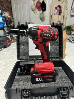 21V Cordless Impact Wrench l1/2",  High Torque Impact Drill Driver Kit with LED Light new