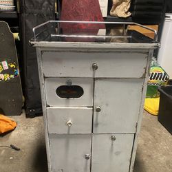Antique Sterilizer Medicine Cabinet