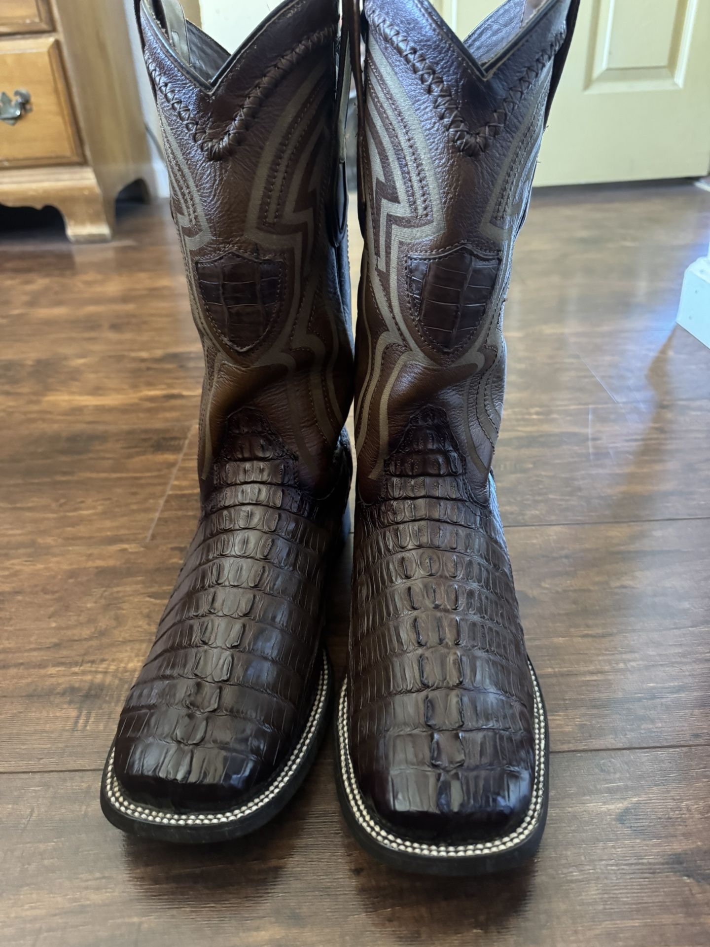 Men’s Wild West Classic Caiman Boots