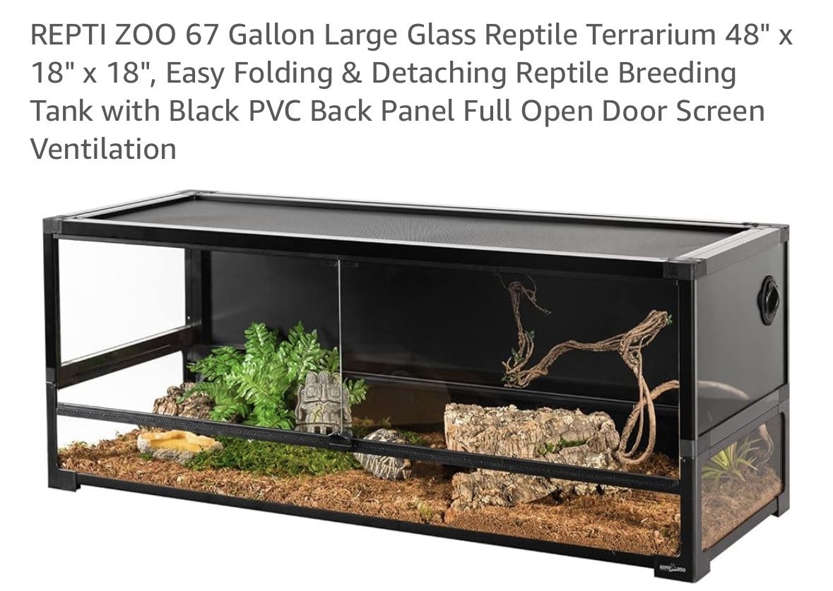 REPTI ZOO 67 Gallon Terrarium